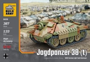 Build Army 1/33 Jagdpanzer 38t Hetzer Light Tank Destroyer # 0138