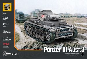 Build Army 1/33 Panzer 3 Brick Kit # 0141