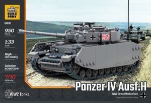 Build Army 1/33 Panzer 4 Brick Kit # 0161