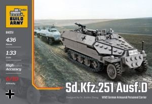 Build Army 1/33 Sd. Kfz. 251 Ausf.D # 0251