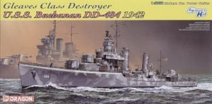 Dragon 1/350 USS Buchanan DDG-484 1942 Gleaves Class Destroyer # 1021