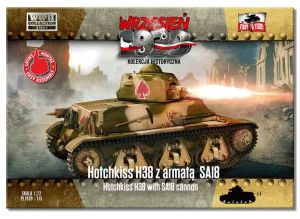 First To Fight Kits 1/72 Hotchkiss H38 with SA18 Cannon # 115