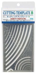 Hasegawa Trytool Cutting Template B (Curved Parallel Width Ruler) # HTP06