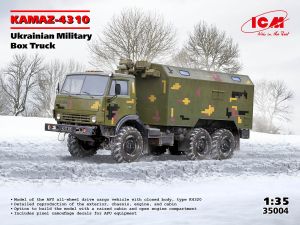 ICM 1/35 KAMAZ-4310 Ukrainian Military Box Truck # 35004