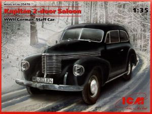 ICM 1/35 Kapitan Saloon 2 door, WWII German Staff Car # 35476