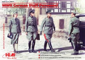 ICM 1/35 WWII German Staff Personnel # 35611