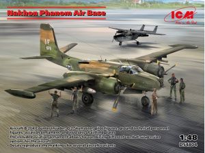 ICM 1/48 Nakhon Phanom Air Base Including Cessna O-2A, B-26K Counter Invader # DS4804