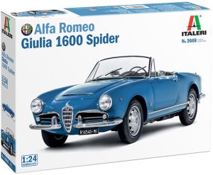 Italeri 1/24 Alfa Romeo Giulia 1600 Spider # 3668