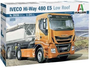 Italeri 1/24 Iveci Hi-Way 490E5 (Low Roof) # 3928