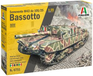 Italeri 1/35 Semovente M43 da 105/25 Bassotto # 6751