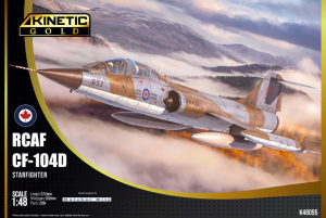 Kinetic Model Kits 1/48 Canadair CF-104D RCAF Starfighter # 48095
