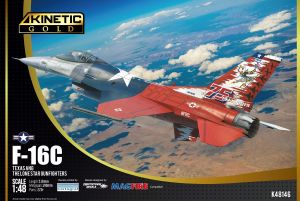 Kinetic 1/48 Lockheed-Martin F-16C Texas ANG The Lone Star Gunfighters # 48146
