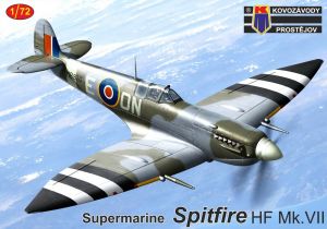 Kovozavody Prostejov 1/72 Supermarine Spitfire HF.VII 'D-Day Invasion Stripes' # 72478