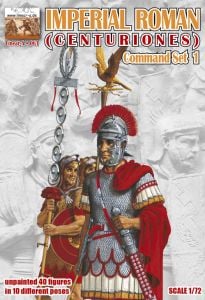 Linear-A 1/72 Imperial Roman Command SET 1 (3d Printed) # 061