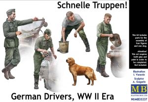 MasterBox 1/35 Schnelle Truppen German Drivers WWII # 35237