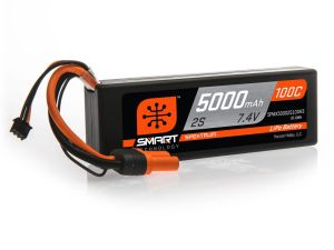 5000mAh 2S 7.4V 100C Smart LiPo Hardcase; IC3