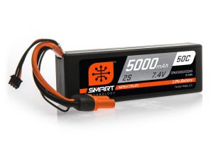 5000mAh 2S 7.4V 50C Smart LiPo Hardcase; IC3