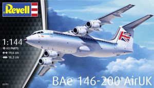 Revell 1/144 BAe 146-200 Air UK (RJ85) # 03791