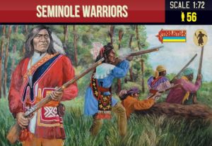 Strelets 1/72 Seminole Warriors (Seminole Wars) # M160