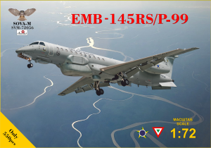 Sova-M 1/72 Embraer EMB-145RS/R-99 Recon Aircraft # 72056