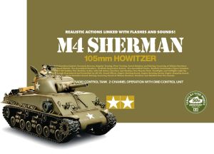 Tamiya 1/16 M4 Sherman 105mm Howitzer Full Option Kit # 56014