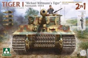 Takom 1/35 "Michael Wittman's Tiger I" Normandy 1944 2-in-1 # 02201