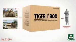 Takom 1/35 Tiger I Double Box Limited Edition (2 tanks 2 figures) # 02201W