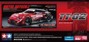 Tamiya 1/10 Motul Autech Z Painted TT-02 # 47503