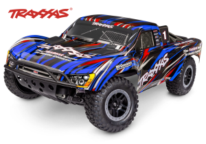 Traxxas 1/10 Slash HD XL-5 2WD RTR Short Course Truck, Blue (+ TQ 2-ch, Titan 550 12T, XL-5, Clipless Body) # 58334-4-BLUE