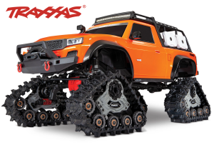 Traxxas 1/10 TRX-4 Sport with Deep-Terrain Traxx 4X4 Electric All-Terrain Crawler with Clipless Body, Orange (+ TQ 2-ch, XL-5 HV, Titan 550) # 82234-4-ORNG