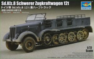 Trumpeter 1/72 German WWII Schwerer Zugkraftwagen 12t Half-track # 07403