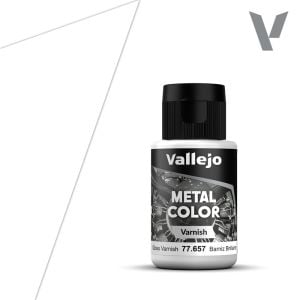 Vallejo 60ml Metal Color - Gloss Metal Varnish # 26657