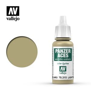 Vallejo Panzer Aces 17ml - Light Mud # 315