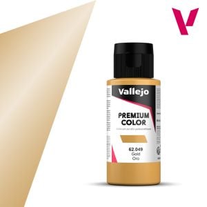 Vallejo 60ml Premium Color Gold # 62049