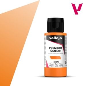 Vallejo 60ml Premium Color Candy Dark Yellow # 62072