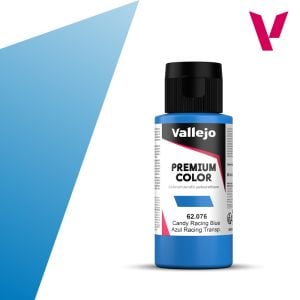 Vallejo 60ml Premium Color Candy Racing Blue # 62076