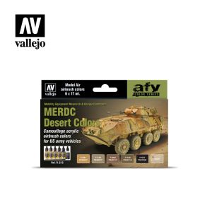 Vallejo Model Air Set US MERDC Desert Colors # 71212