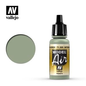 Vallejo 17ml Model Air Interior Grey Green # 71305