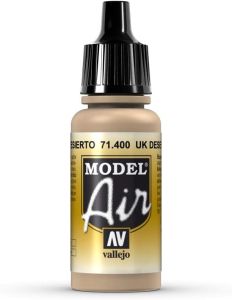 AV Vallejo Model Air 17ml - UK Desert Pink # 71400