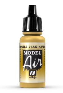 Vallejo 17ml Model Air No 17 Earth Yellow # 71420