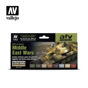 Vallejo Model Air Set Middle East Wars (1967-Present) # 71619