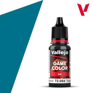 Vallejo 18ml Game Ink Dark Turquoise # 72084