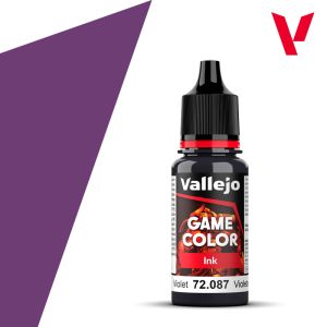 Vallejo 17ml Game Ink - Inky Violet Acrylic Paint # 72087