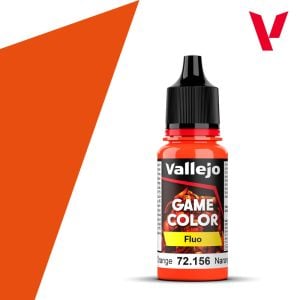 AV Vallejo 18ml Game Color Fluo Fluorescent Orange # 72156