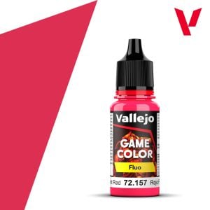 AV Vallejo 18ml Game Color Fluo Fluorescent Red # 72157