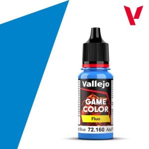 AV Vallejo 18ml Game Color Fluo Fluorescent Blue # 72160