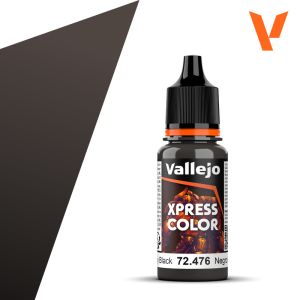 Vallejo 18ml Xpress Colour Greasy Black # 72476