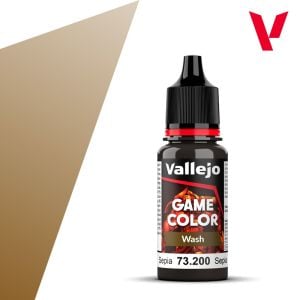 Vallejo 17ml Wash Sepia Shade # 73200