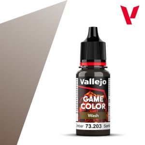 Vallejo 17ml Wash Umber Shade # 73203