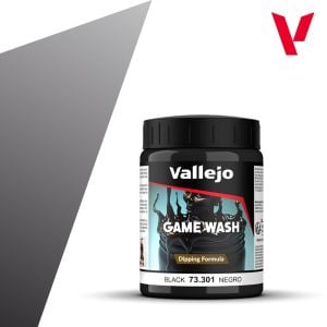 Vallejo 200ml Wash Black # 73301